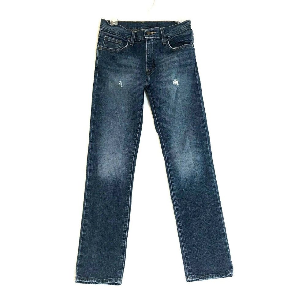 Faded Glory Denim Size 29X30 Blue Jeans distressed Skinny Fit